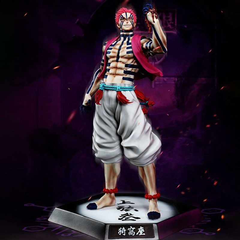 Bandai Anime Dämon Slayer Akaza Hakuji Figur aus PVC, mehrfarbig, Höhe: 28 cm - Bild 1
