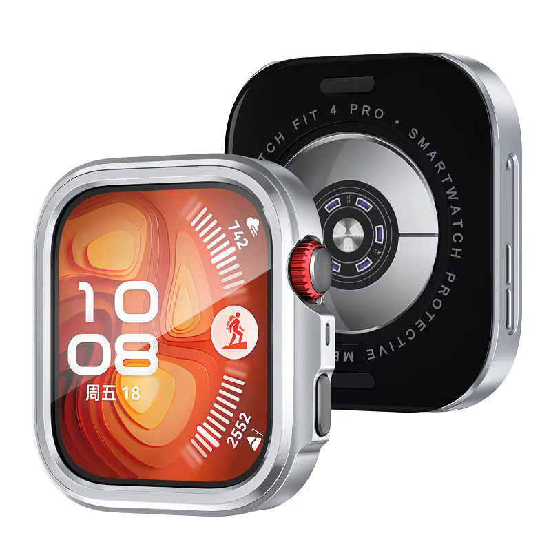 Huawei Watch Fit 4 Pro Schutzhülle, Metall, Schwarz - Bild 2