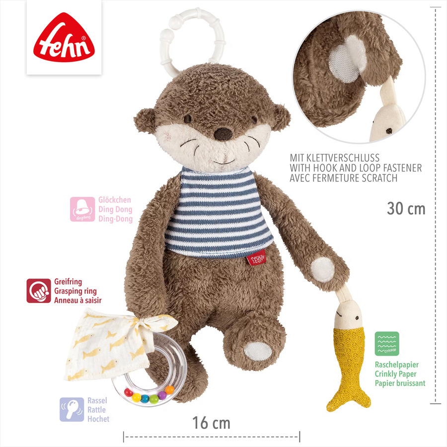 Fehn Activity-Otter Theo, Hängespielzeug, ab 0 Jahre - Bild 2