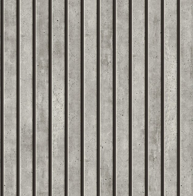 Easy Decor Vliestapete Beton Grau mit Streifen, Breite: 52 cm, Länge: 10 m - Bild 1