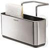 simplehuman Spülbeckencaddy KT1134 aus Edelstahl in Silber, schmal und rechteckig - Bild 1