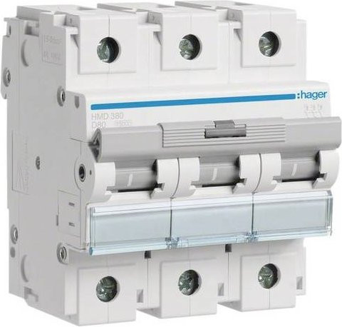 Hager Leitungsschutzschalter HMD380 3-polig 80A 415V - Bild 1