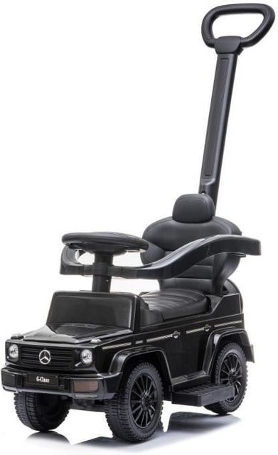 Buddy Toys Mercedes G350d 3 in 1 Kindertrage, Schwarz, mit Schiebestange, Hupe, ab 2 Jahren - Bild 1