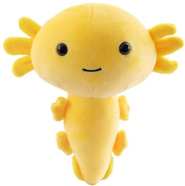 Yiran Health & Beauty Axolotl Plüschtier, Plüschkissen, Gelb - Bild 1