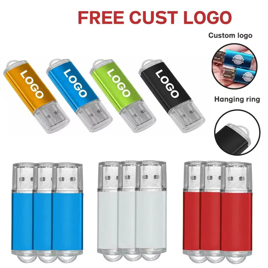 KFHIREW USB-Stick Set 10er Los in Multicolor mit verschiedenen Speicherkapazitäten von 256MB bis 128GB - Bild 1
