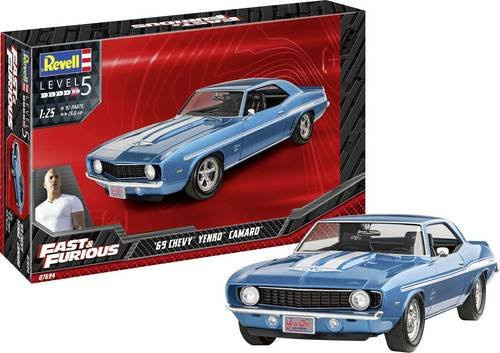 Revell 1:24 Modellauto Fast & Furious 1969 Chevy Camaro Yenko Muscle Car - Bild 1