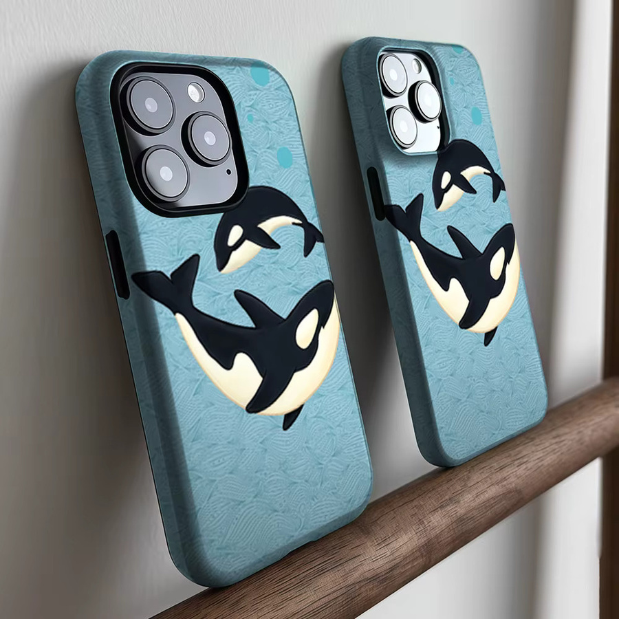 CaseLumi Matte Bumper Schutzhülle für iPhone 17 16 15 14 13 Pro Max mit MagSafe Kompatibilität aus hartem PC in Ocean Whispers Blue - Bild 2