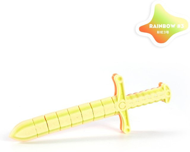 Binchi Outdoor Product Mini-Schwert, 3D Gedrucktes Messer, Einziehbares Schwerkraftschwert - Bild 1