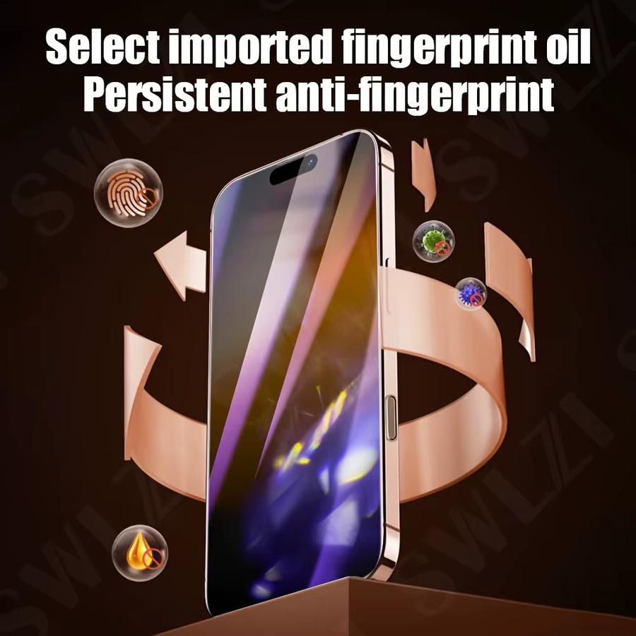 NNBILI Privatsphäre-Displayschutzfolie in Lila für iPhone 17 Pro MAX und iPhone 17 Air - Bild 5