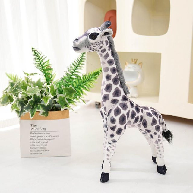 PUNIDAMAN Giraffen Plüschtier, graue Puppe, 50cm - Bild 1