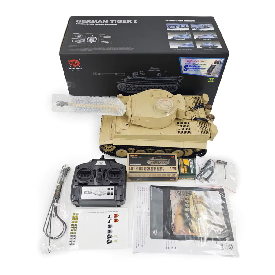 HengLong Tiger I Kampfpanzer, RC, 1/16, Plastik - Bild 2