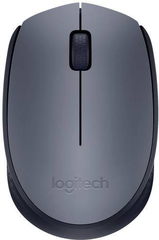 Logitech M170 Wireless Maus in Grau und Schwarz mit USB-A Empfänger - Bild 2
