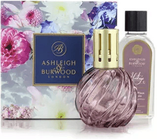 Ashleigh & Burwood Duftlampen-Set Heritage Mauve mit Velvet Plum & Cassis Duftöl, 250 ml, Farbe: Purple - Bild 1