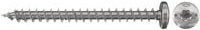 Fischer PowerFast Spanplattenschrauben Holz Torx Halbrundkopf galvanisch verzinkt Silber Durchmesser: 6,0 mm, Länge: 60,0 mm, 50 Stück - Bild 1