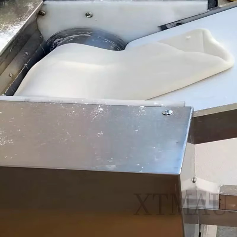 XTMAU Automatische elektrische Pizzateigwalzenmaschine aus Edelstahl in Silber - Bild 3