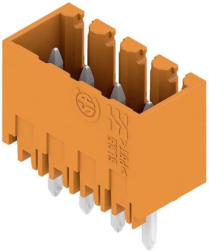 Weidmüller Stiftgehäuse-Platine BL/SL, Polzahl 4, orange, 100 Stück - Bild 1