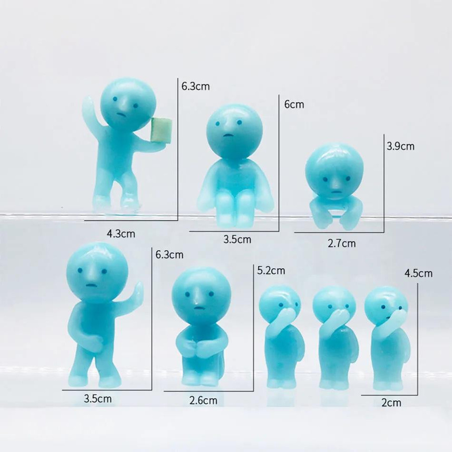 Smiski Toiletten Nachtleuchtende Figuren Blind Box Set ab 14 Jahren - Bild 3