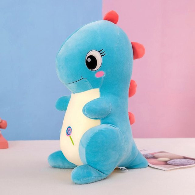BC Pet Supplies Dinosaurier Plüschtiere, dunkelblau, 50cm - Bild 1