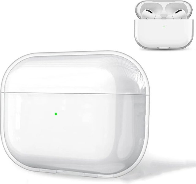 VORTNGLE Transparente Silikon Schutzhülle für Apple AirPods Pro 1 2 und AirPods 1 2 3 Bluetooth Kopfhörer Zubehör - Bild 1
