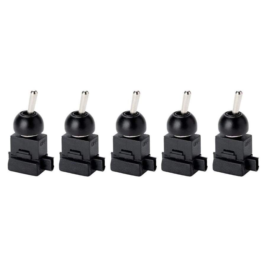 Orion Lightstyle Einbau-Kippschalter Schwarz 5er Set - Bild 2