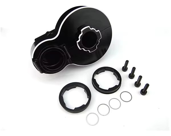 Hot Racing Getriebegehäuse, Metall, Schwarz, Zubehör - Bild 2