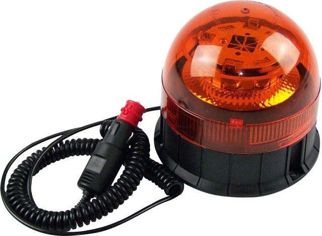Berger & Schröter LED Rundumkennleuchte mit 8 CREE LEDs in Orange und Magnetmontage - Bild 1