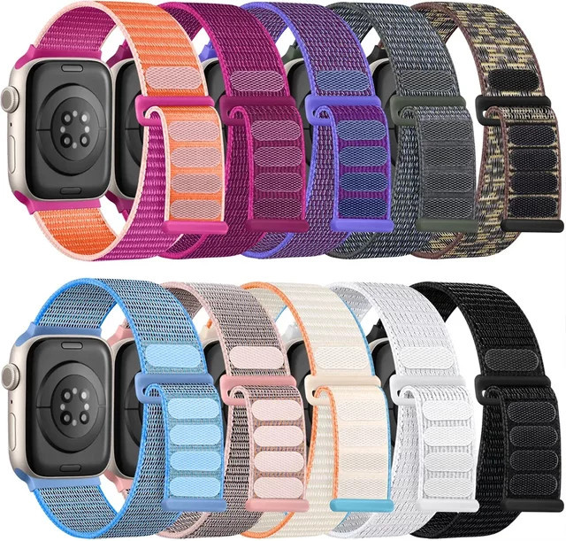 Uhrenarmband Textil/NATO, Bunt, Unisex, für Apple Watch - Bild 1