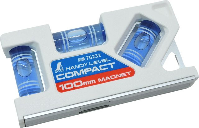 Shinwa Mini Wasserwaage mit Magnet, Blau, Breite: 10 cm - Bild 1