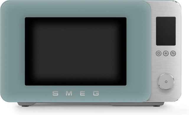 Smeg Stand-Kombi-Mikrowelle MOC02EGMEU in Emerald Green mit Grill und Heißluftfunktion - Bild 1