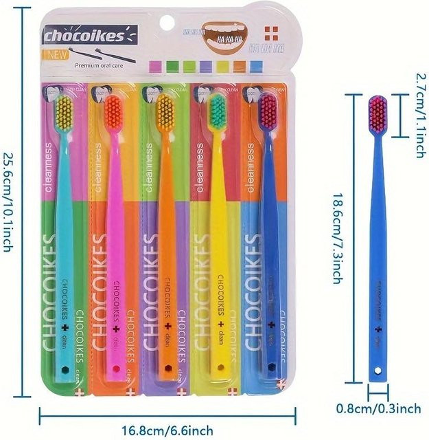 OTRESS Interdentalzahnbürste, 5 Stück, Weiche Borsten, Unisex - Bild 1