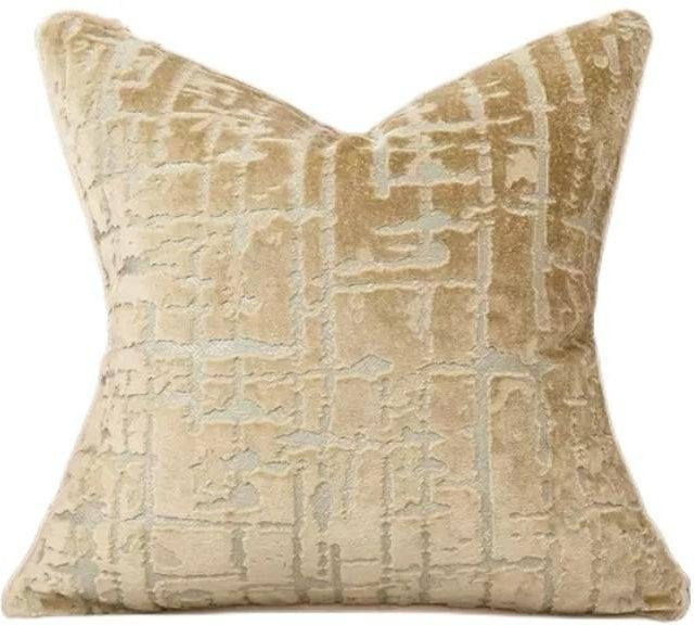 HASE FiFi Dekorativer Samtkissenbezug mit floralem Design, B/B: 45 x 45 cm - Bild 1