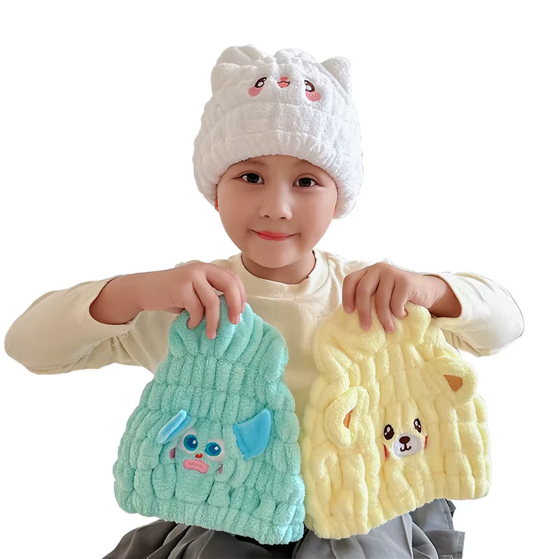 Cartoon Duschhaube Turban für trockenes Haar, Unisex - Bild 2