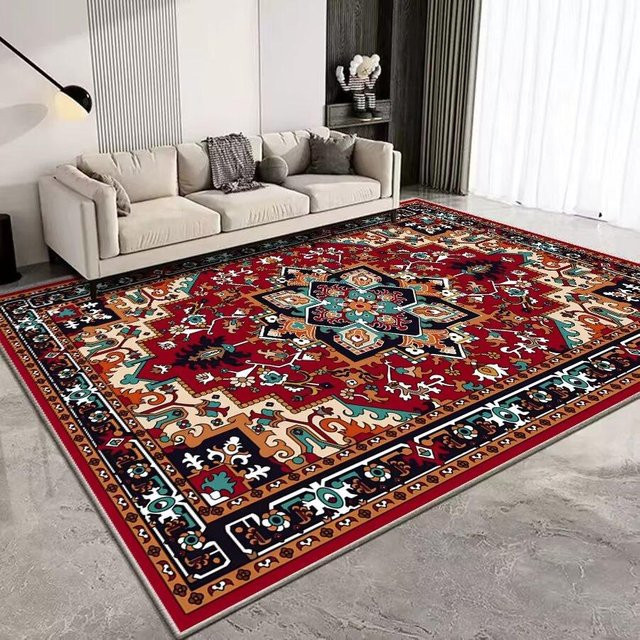 Karpetti Persischer Retro Teppich im Boho-Design, mehrfarbig, B/T: 200 x 300 cm - Bild 1