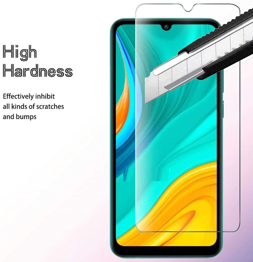 4 Stück Displayschutzfolie aus gehärtetem Glas für Huawei Y6 Y7 Y9 Pro Prime 2019 in Transparent - Bild 3