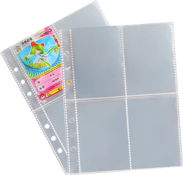 Bandai Nachfüllpack Fotokartenhüllen Binder A5, 6-Loch, Kunststoff - Bild 1