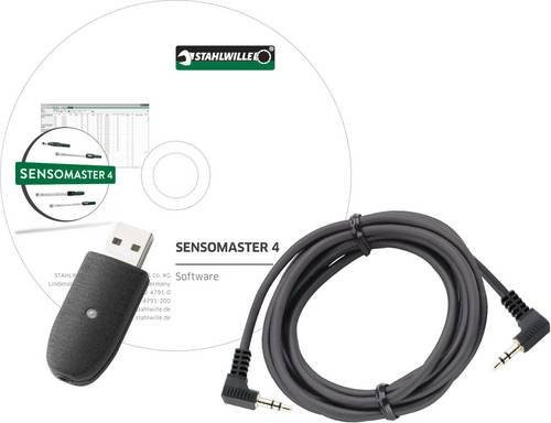 Stahlwille USB-Adapter mit USB-C und 3,5 mm Klinke in Schwarz - Bild 1