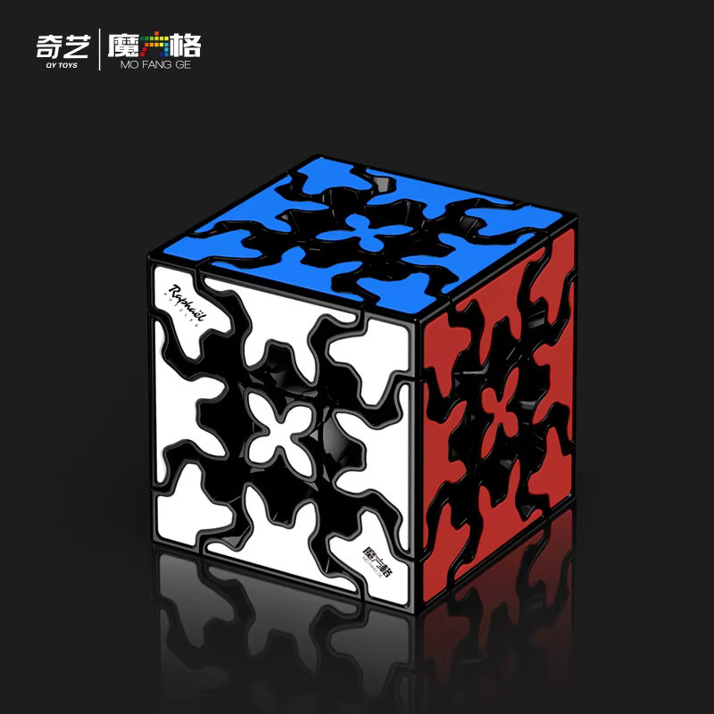 Qiyi Zauberwürfel, 3 x 3, transparentes Zahnrad, SMD, Lernspielzeug - Bild 1