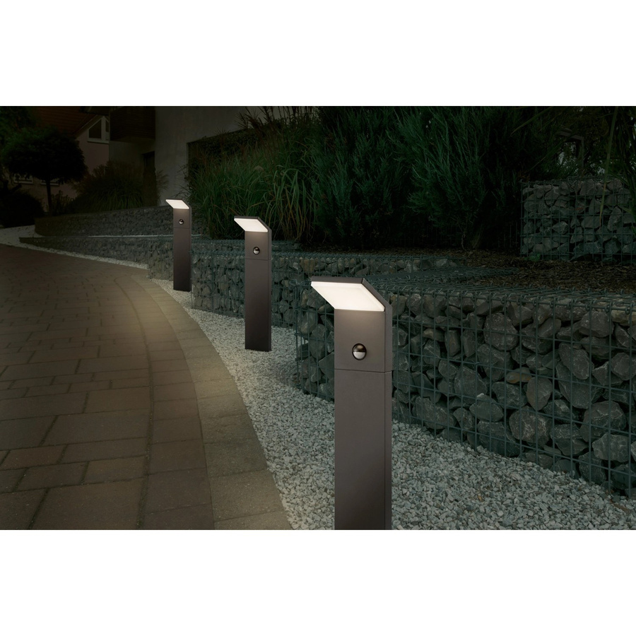 Trio LED-Stehleuchte Pearl Gartenleuchte mit Bewegungsmelder in Anthrazit, Höhe: 50 cm - Bild 2