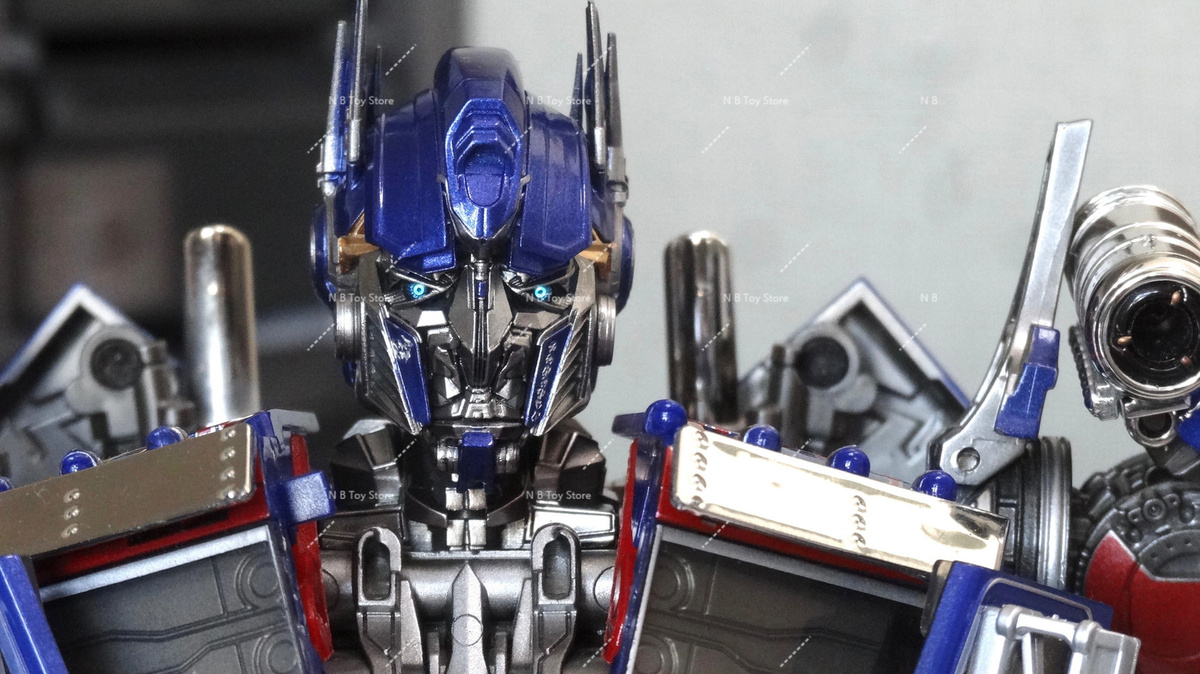 Bandai Upgrade-Kit Neuer Ersatzkopf, Zubehör für Roboter, Schwarz, Blau, Kunststoff - Bild 5