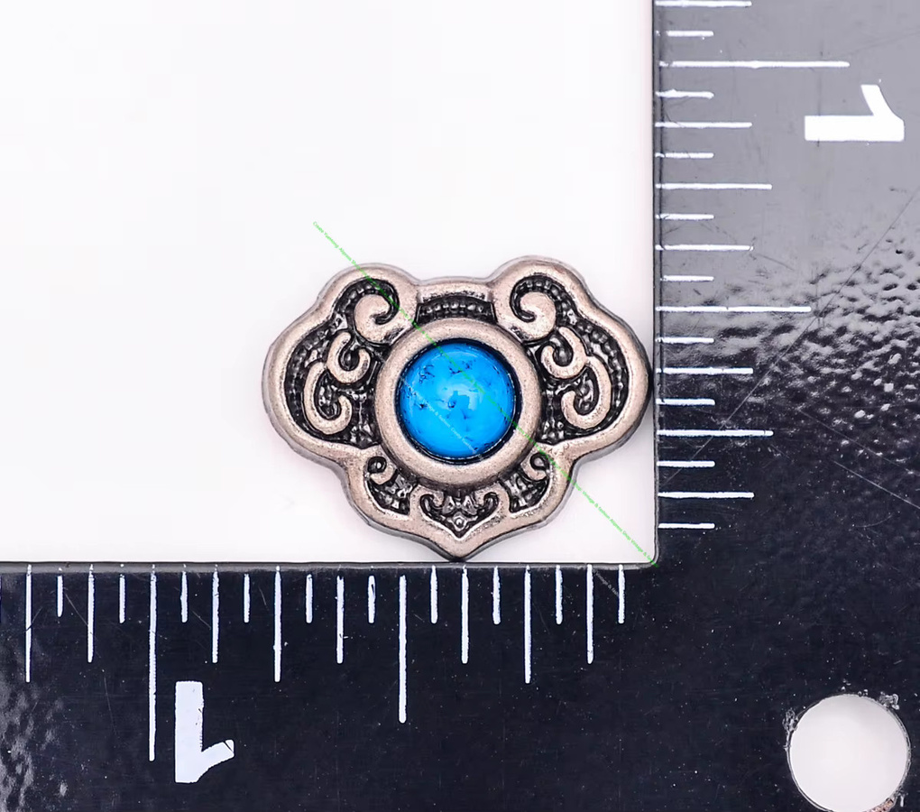 Create YueHong Leder-Schraubverschluss, 15*20mm, Vintage, 10 Stück - Bild 2