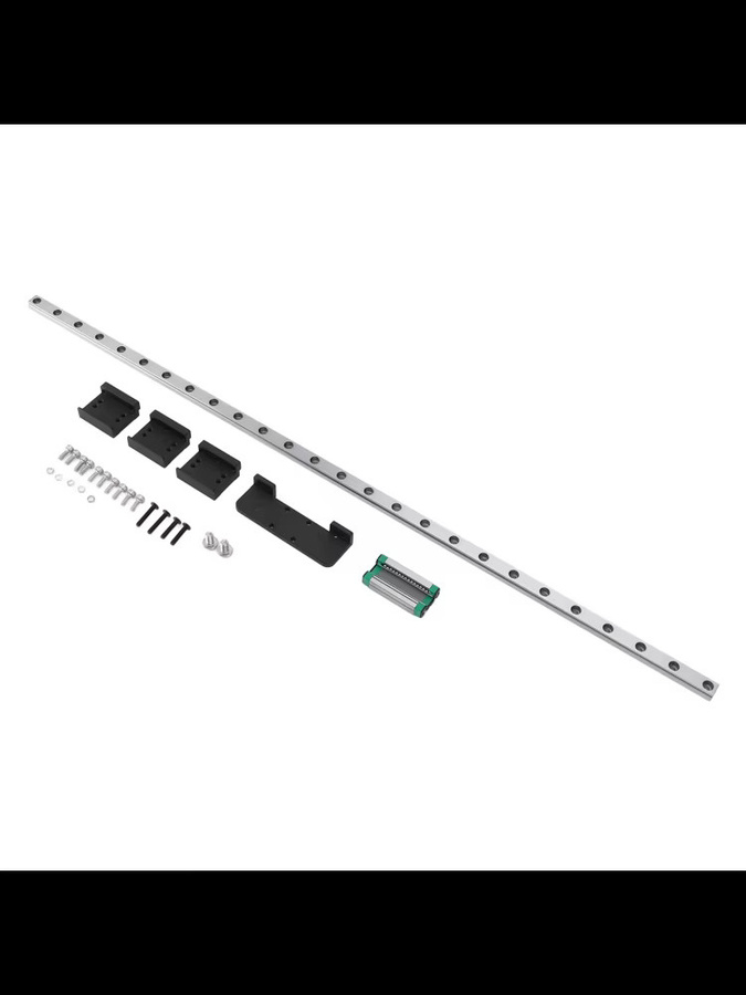 TOPINCN Linearschiene für 3D-Drucker Neptune 3 Max und 4 Max, X-Achse, Cr-Stahl mit hohem Kohlenstoffgehalt, Silber - Bild 3