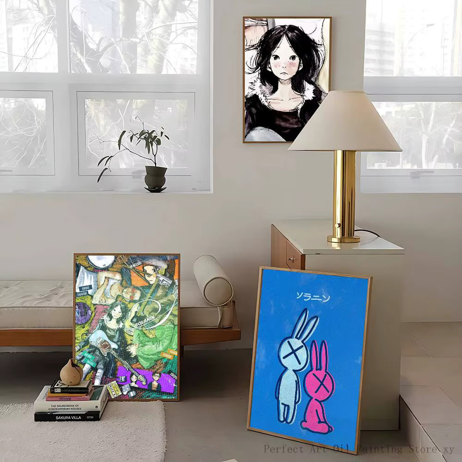 Anime S-Solanin Wandkunst Poster Aufkleber in Mehrfarbig, Wasserdichter Bilibili Wanddruck für Wohnzimmer und Schlafzimmer - Bild 4