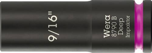 Wera Impaktor Deep 8790 B Außen-Sechskant Steckschlüsseleinsatz 9/16 Schwarz - Bild 1
