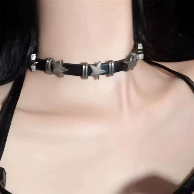 imixlot Choker Halskette, PU Leder, Schwarz, Damen - Bild 3