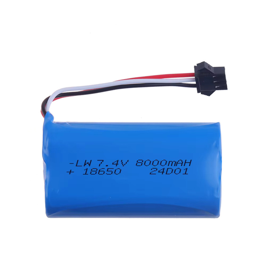 RC.BURST Akku Ladegerät 7,4 V 8000 mAh in Blau für MN82 MN128 MN78 LC79 RC Stunt Autos und Geste Sensing Fahrzeuge - Bild 2