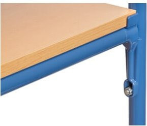 Fetra Versteifungsstreben für Etagenwagen, Farbe: Blau, Ladefläche B: 120 cm, T: 80 cm - Bild 1