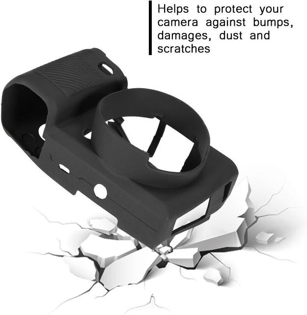 Sony Kameratasche aus Silikon für Sony A6000, Schwarz - Bild 1
