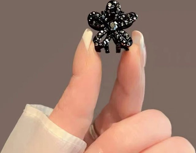 Haar Clips Blumen Strass, Mädchen, Unisex - Bild 1