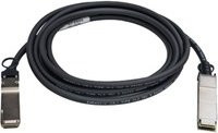 QNAP Direct Attach Kabel CAB-NIC40G30M-QSFP Ethernet-Datenkabel in Schwarz - Bild 1