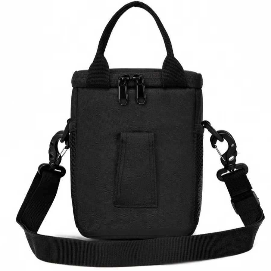 Multifunktionale Nylon-Kameratasche als leichte Umhängetasche und Objektiv-Etui für Outdoor-Reisen in Schwarz oder Grau - Bild 1